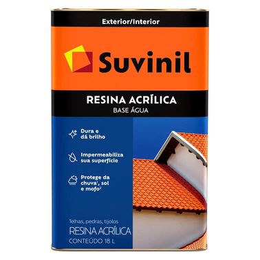 Resina Incolor Brilhante Base Agua