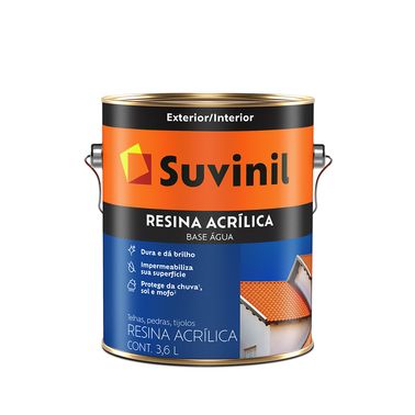 Resina Incolor Brilhante Base Agua