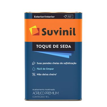 Tinta Acrílica Acetinado Branco Neve Toque Seda Suvinil