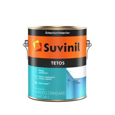Tinta Acrílica Fosco Branco Tetos Suvinil