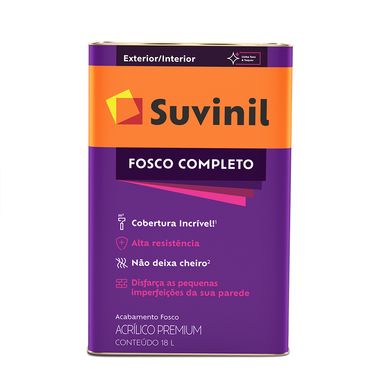 Tinta Acrílica Fosco Completo Branco Neve Premium Suvinil