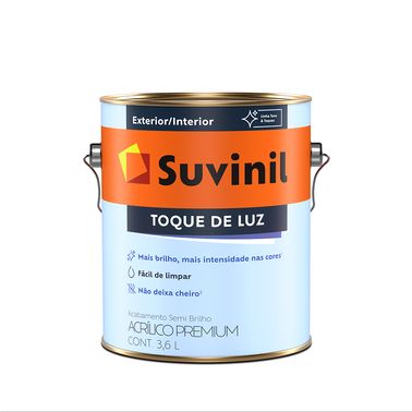 Tinta Acrílica Semi Brilho Branco Neve Toque de Luz Suvinil