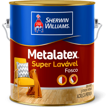 Tinta Acrilica Fosca Branco Metalatex - Sherwin Williams