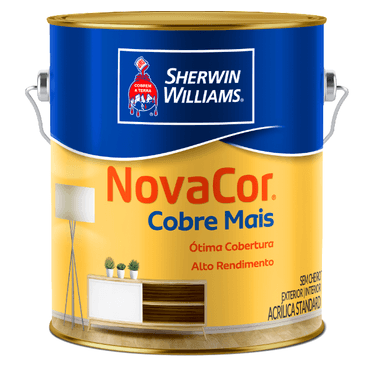 Tinta Acrilica Fosca Marfim Novacor Cobre Mais - Sherwin Williams
