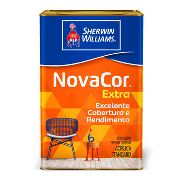 Tinta Acrílica Novacor Extra Mais Rendimento Palha Fosco - Sherwin Williams