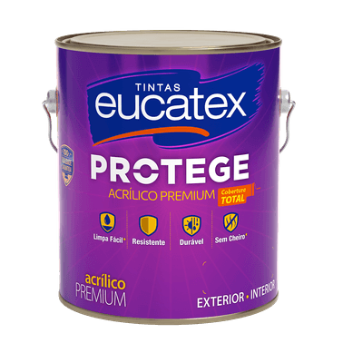 Tinta Acrílica Fosco Protege Branco Premium Eucatex