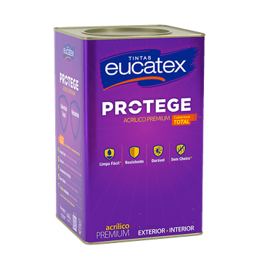 Tinta Acrílica Eucatex Protege Premium Fosco - Cinza Prata