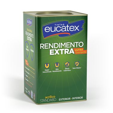 Tinta Acrílica Eucatex Rendimento Extra Fosco - Branco