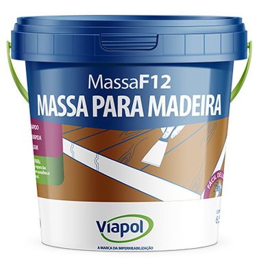 Massa para Madeira F12 Branco - Viapol