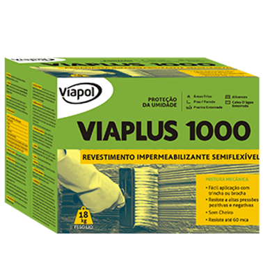 Revestimento Impermeabilizante Viaplus 1000 18Kg - Viapol