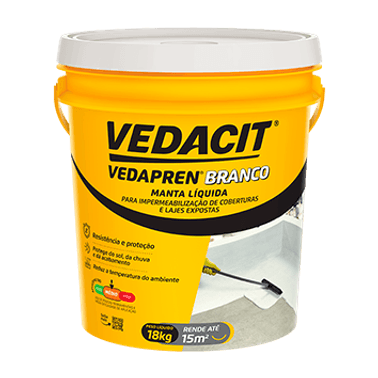 Manta Líquida Vedacit Vedapren Branco