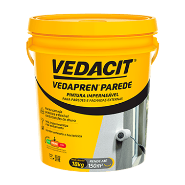 Pintura Impermeável Vedacit Vedapren Parede Branco