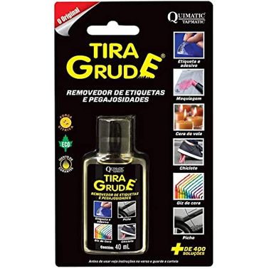 Tira Grude Removedor De Etiquetas E Pegajosidades 40 Ml -  Tapmatic