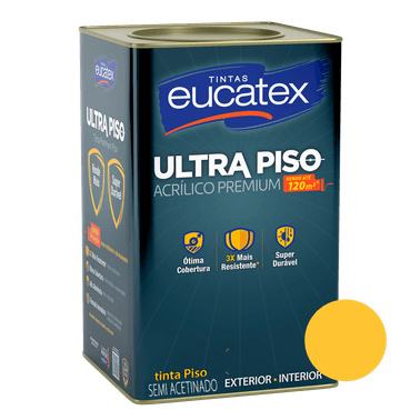 Tinta Super Piso Eucatex - Amarelo Demarcação