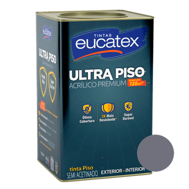 Tinta Super Piso Eucatex - Cinza