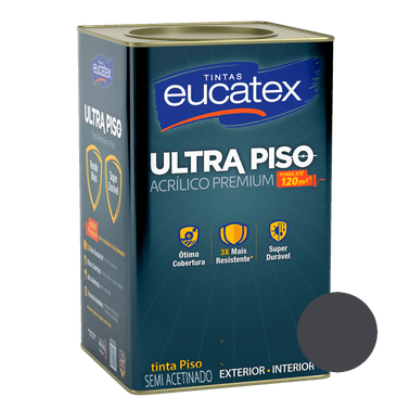 Tinta Super Piso Eucatex - Cinza Escuro