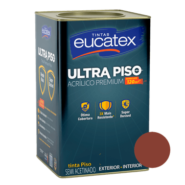 Tinta Super Piso Eucatex - Vermelho