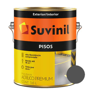Piso Cinza Escuro Suvinil