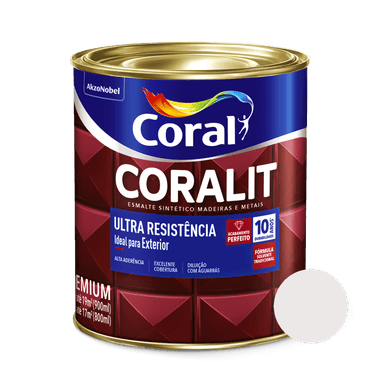 Esmalte Acetinado Gelo Coralit Ultra Resistência- Coral