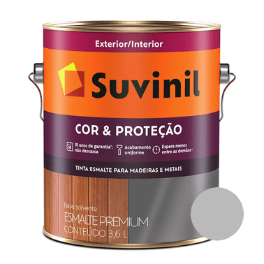 Esmalte Acetinado Platina Cor e Proteção Suvinil