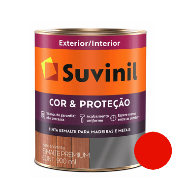 Esmalte Brilhante Vermelho Cor e Proteção Suvinil