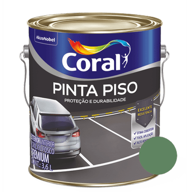 Tinta Pinta Piso Verde - Coral