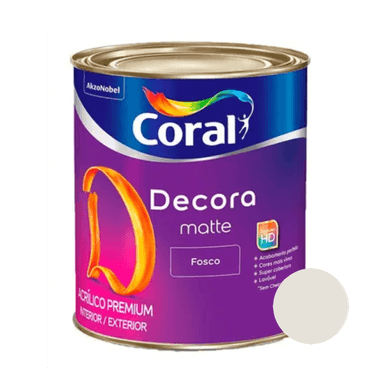 Tinta Acrílica Fosca Premium Decora Branco Gatinho - Coral