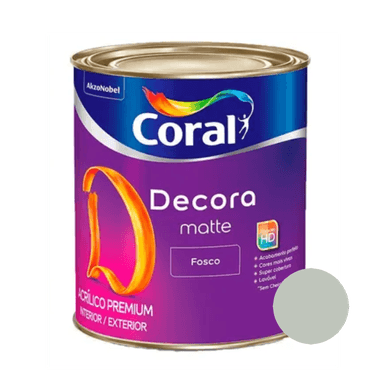 Tinta Acrílica Fosca Premium Decora Matte Praça no Inverno - Coral