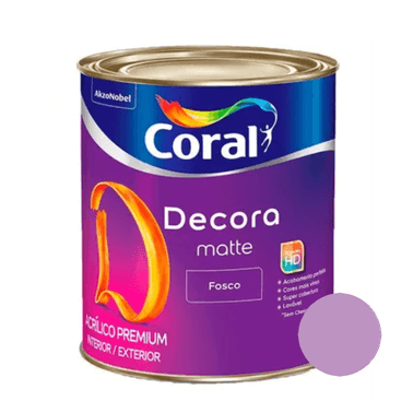 Tinta Acrílica Fosca Premium Decora Matte Violeta Verona - Coral