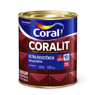 Esmalte Acetinado Branco Coralit Ultra Resistência- Coral