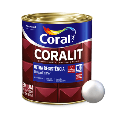 Esmalte Brilhante Aluminio Coralit Ultra Resistência- Coral