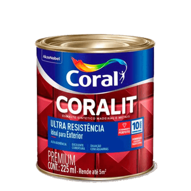 Esmalte Brilhante Branco Coralit Ultra Resistência- Coral