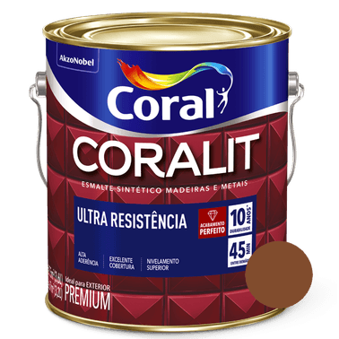 Esmalte Brilhante Tabaco Coralit Ultra Resistência- Coral