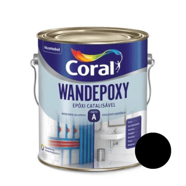 Epóxi Wandepoxy Base Solvente Coral Preto