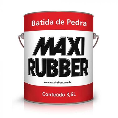 Resina Acrílica Batida de Pedra Preto - Maxi Rubber