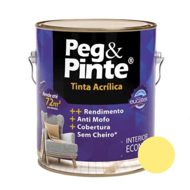 Tinta Acrílica Eucatex PEG & PINTE Fosco - Caju de Pirangi