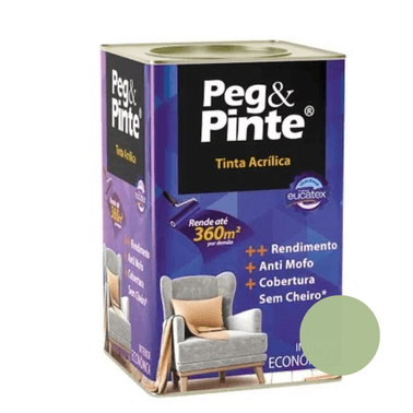Tinta Acrílica Eucatex PEG & PINTE Fosco - Verde Kiwi