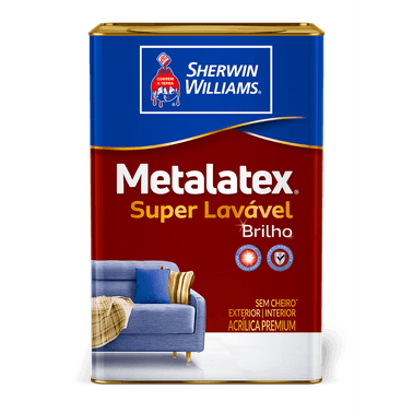 Tinta Acrilica Semi Brilho Branco Metalatex - Sherwin Williams