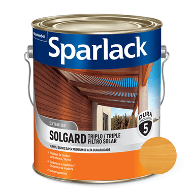 Verniz Solgard Triplo Filtro Solar Acetinado Natural - Sparlack