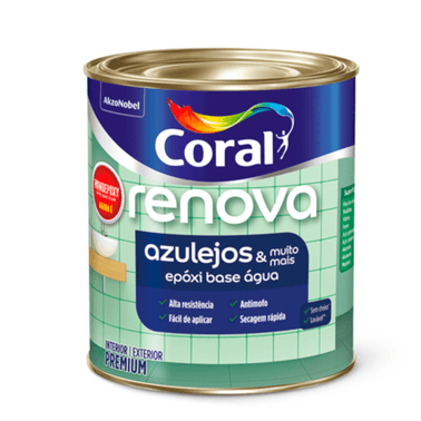 Epoxi Renova Azulejo Acetinado Base Água Branco - Coral