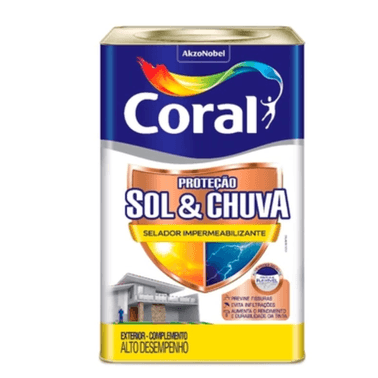 Selador Fundo Impermeabilizante Sol e Chuva - Coral