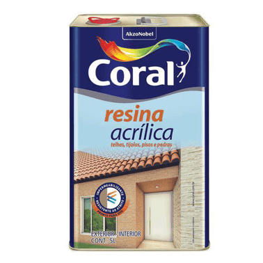 Resina Acrilica Incolor - Coral