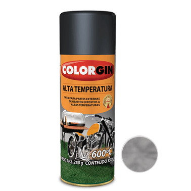 Tinta Spray Alumínio Alta Temperatura 600 Graus Colorgin