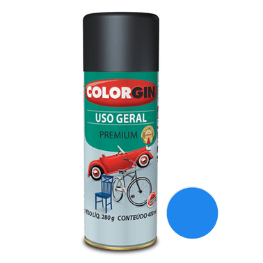 Tinta Spray Azul Médio 55101 Colorgin