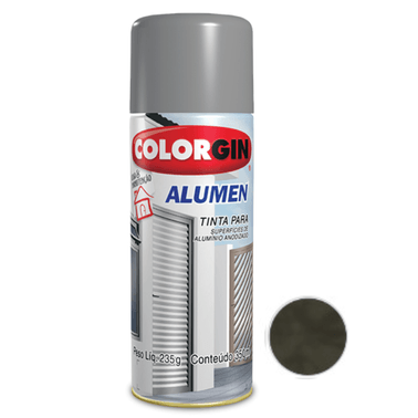 Tinta Spray Bronze Claro Fosco 771 Alumen Colorgin