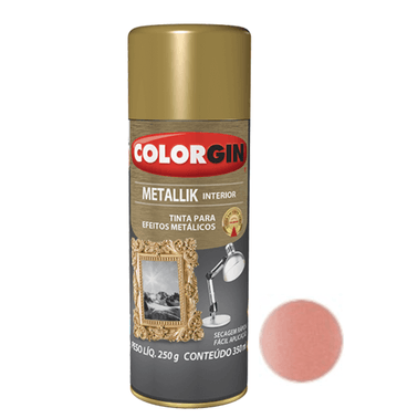 Tinta Spray Ouro Rose 56 Colorgin