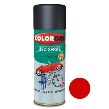 Tinta Spray Vermelho 55061 Colorgin