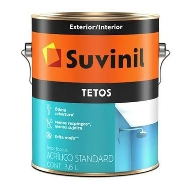 Tinta Acrílica Fosco Branco Tetos Suvinil