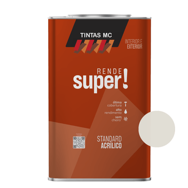 Tinta Acrílica Fosco Gelo Rende Super Standard Tintas MC