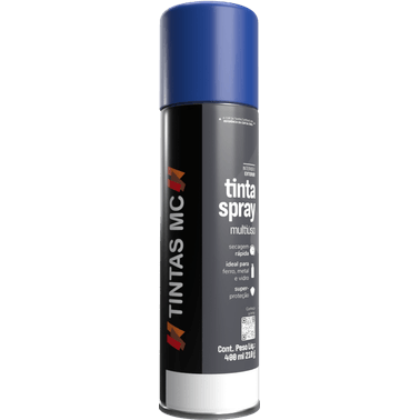 Spray Azul Médio 400Ml Uso Geral Tintas MC